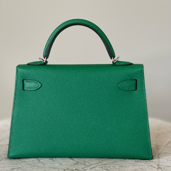 BNIB full set Kelly II mini sellier cactus with palladium hardware. - Picture 3 of 6